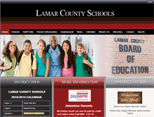 Tablet Screenshot of lamarcountyschoolsal.net